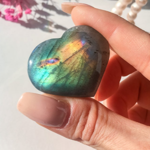 Coeur de Labradorite - La pierre de transformation